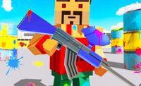 Blocky Gun Paintball